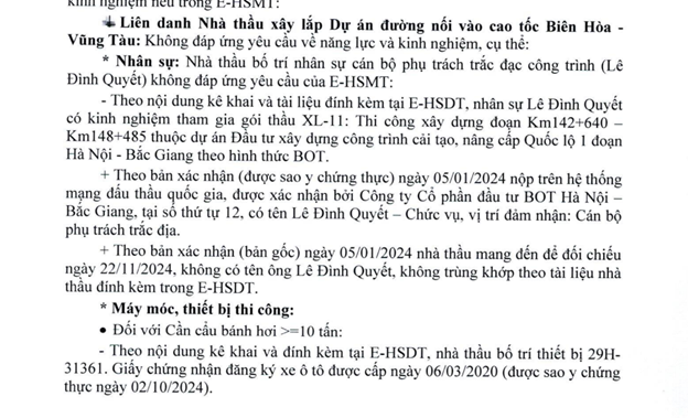 Liên danh Vinaconex trượt gói thầu 1.700 tỷ đồng dù giá thấp hơn vì gian lận - ảnh 2