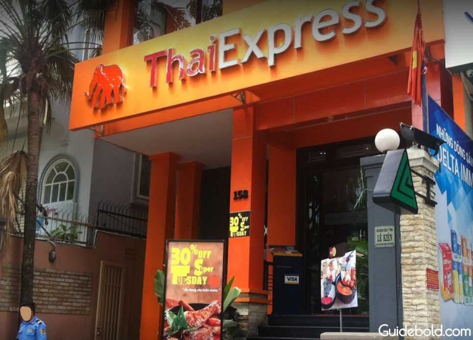 Cửa hàng Thai Express tại đường Phan Xích Long, TP. HCM. Nguồn ảnh: Guidebold