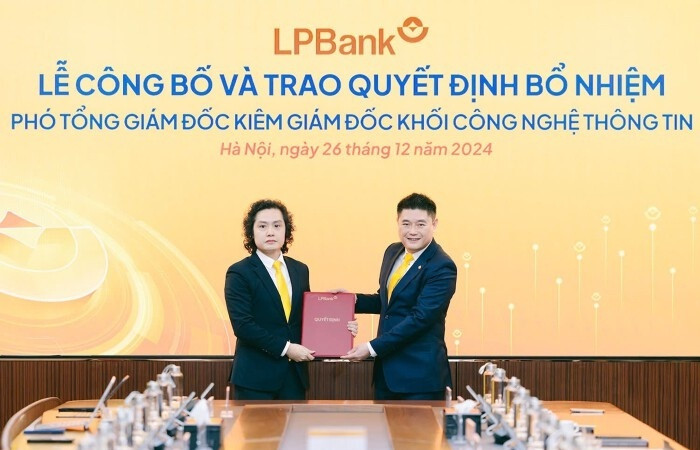 LPBank (LPB) bổ nhiệm ông Lưu Danh Đức làm Phó Tổng Giám đốc kiêm Giám đốc Khối Công nghệ Thông tin