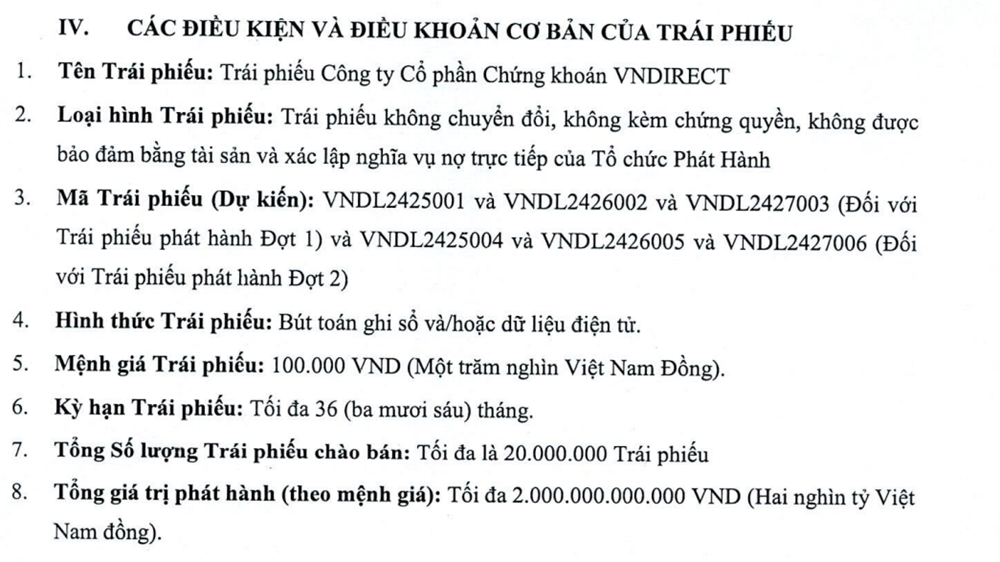 VNDirect (VND) muốn huy động 2.000 tỷ trái phiếu để 'rót' vào cho vay margin và đầu tư - ảnh 1