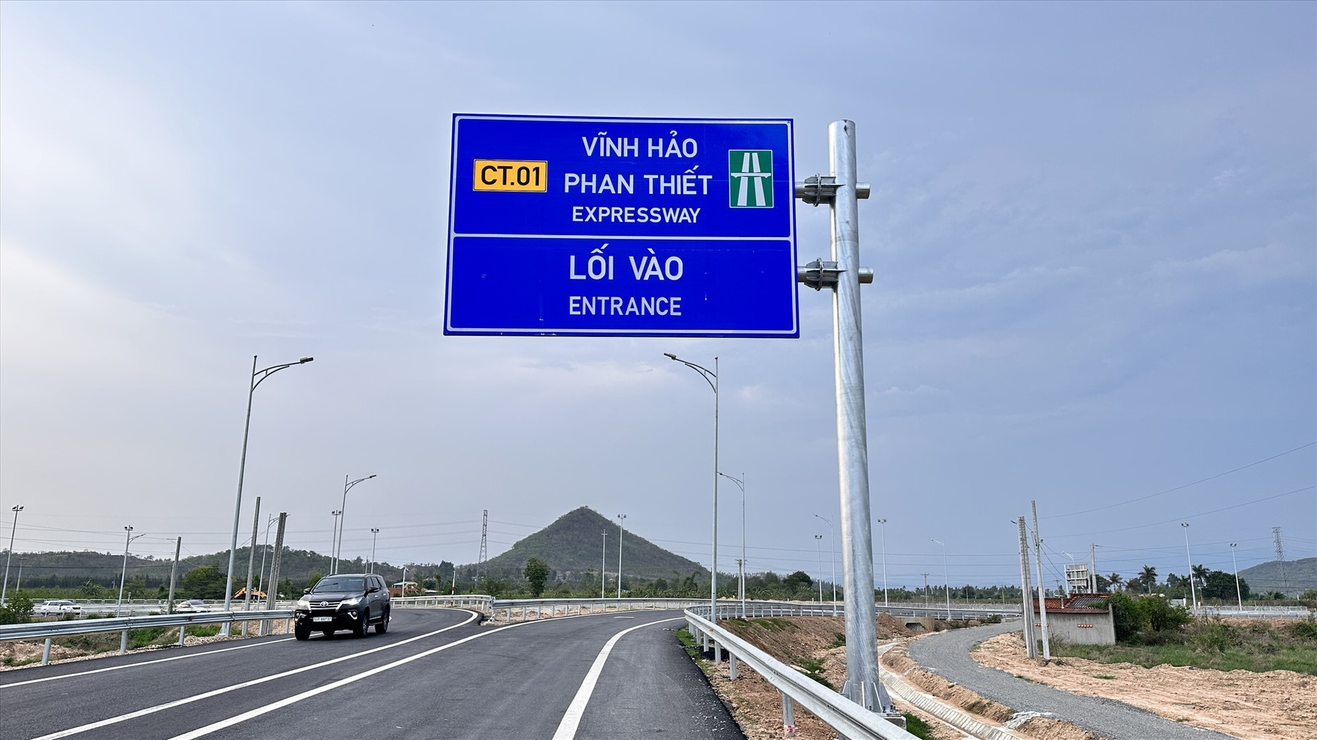 Cao tốc Vĩnh Hảo - Phan Thiết. Nguồn ảnh: Báo Lao động