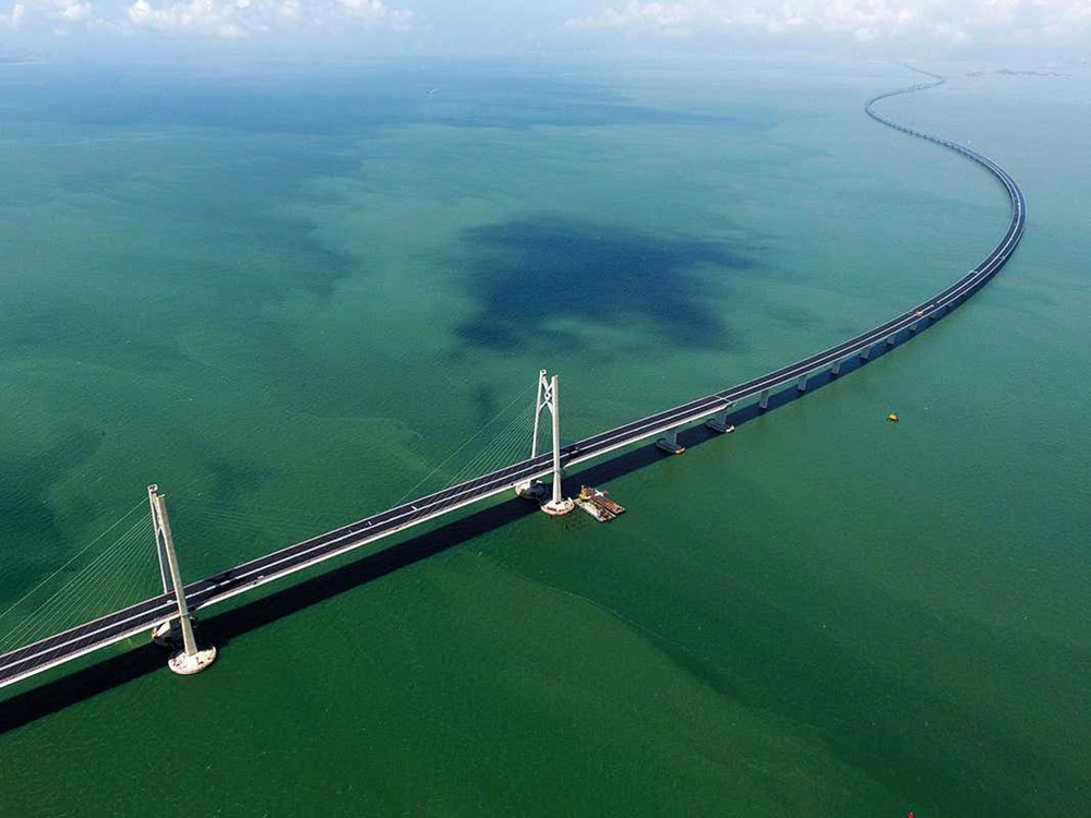 World's longest sea bridge opens between Hong Kong and mainland China | New Scientist