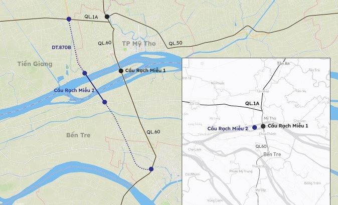 Chưa đầy 8 tháng nữa, sẽ thông xe cây cầu 7.000 tỷ kết nối Tiền Giang với tỉnh có chi phí sinh hoạt rẻ nhất Việt Nam- Ảnh 1.