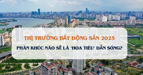 Phân khúc nào sẽ là 'hoa tiêu' của thị trường bất động sản năm 2025?