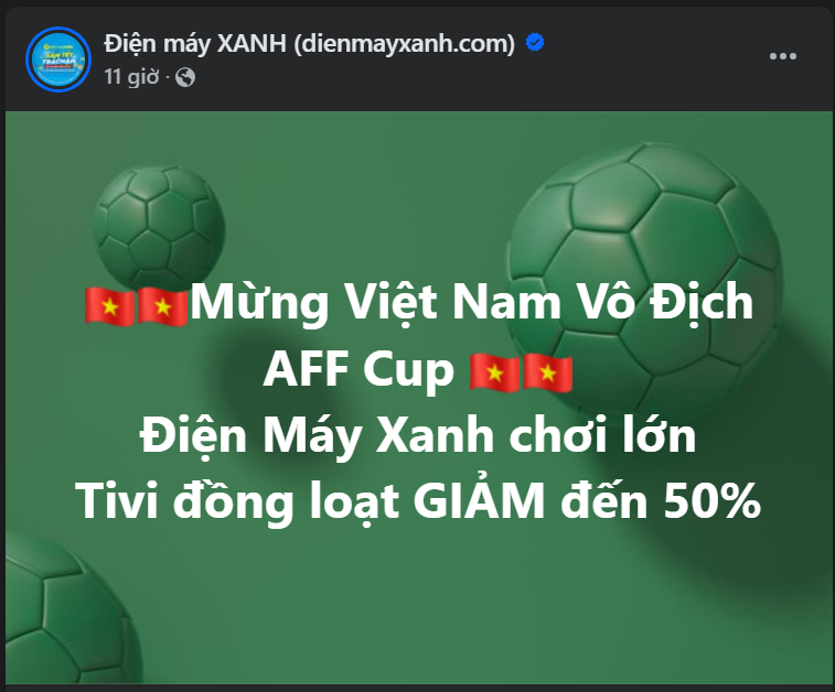 Loạt thương hiệu nổi tiếng đua nhau 'tặng quà' lớn mừng đội tuyển Việt Nam vô địch