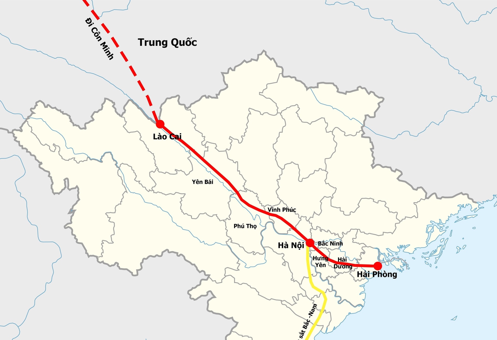 Đường sắt Lào Cai - Hà Nội - Hải Phòng: Đi qua 9 tỉnh thành, tổng vốn hơn 210.000 tỷ- Ảnh 1.