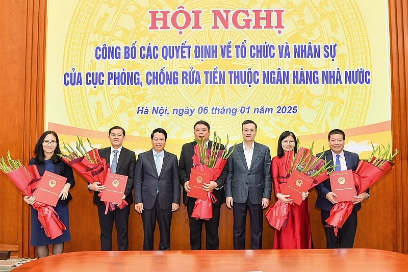 Ngân hàng Nhà nước bổ nhiệm Ban Lãnh đạo Cục Phòng, chống rửa tiền