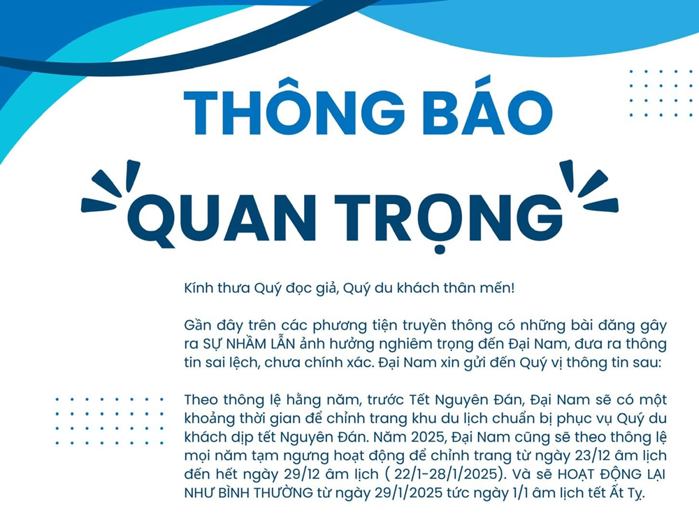 Khu du lịch của vợ chồng bà Nguyễn Phương Hằng lên tiếng về việc tạm ngưng hoạt động - ảnh 1