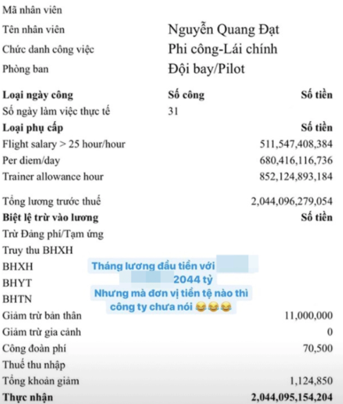 Cơ trưởng giàu có trẻ nhất Việt Nam từng gây ‘choáng’ với bảng lương khủng, lấy vợ là người đẹp nổi tiếng - ảnh 4