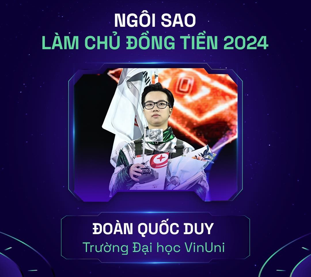 Vượt hơn 25.000 thí sinh, nam sinh trường ĐH 'tinh hoa' của ông Phạm Nhật Vượng trở thành Quán quân đầu tiên của ‘Vũ trụ đồng tiền’, được tặng ô tô VinFast - ảnh 4