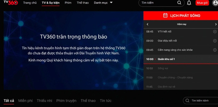 Kênh VTV 'mất tích' trên loạt ứng dụng truyền hình: Khán giả hoang mang, nhà đài phản hồi