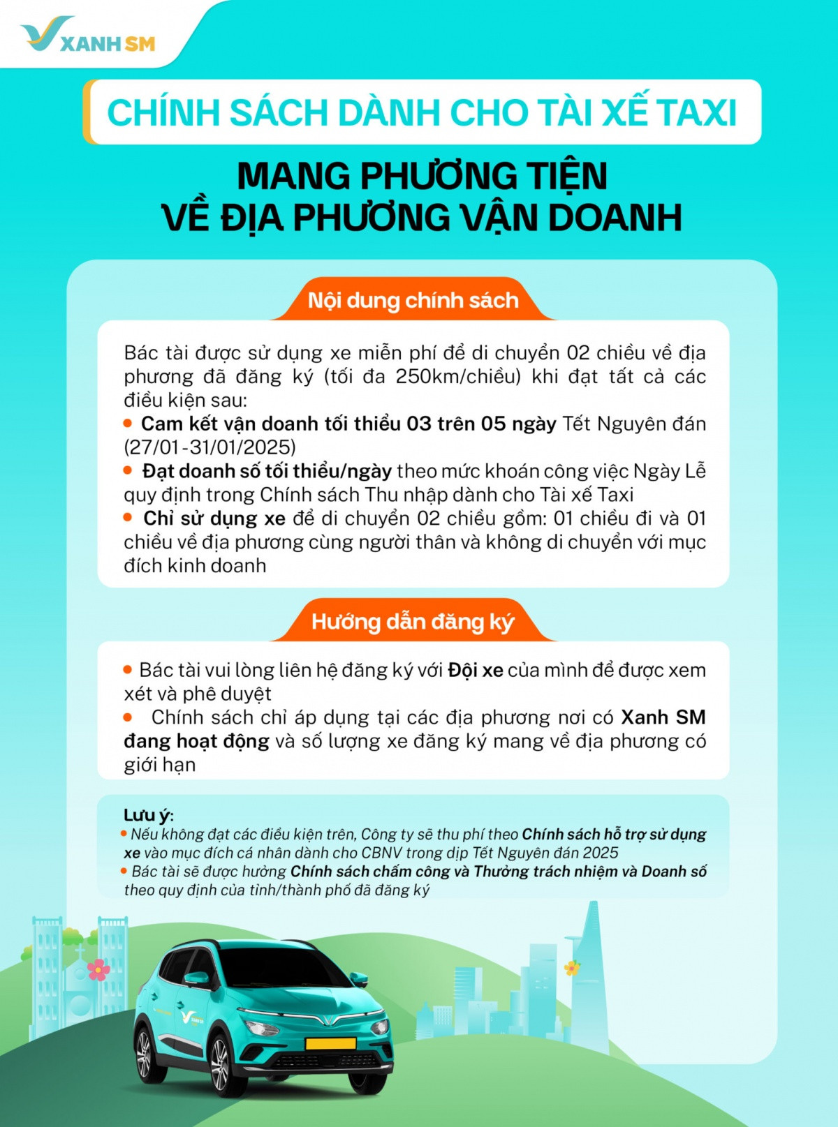 Tỷ phú Phạm Nhật Vượng 'tung' quà Tết đặc biệt dành riêng cho tài xế taxi Xanh SM