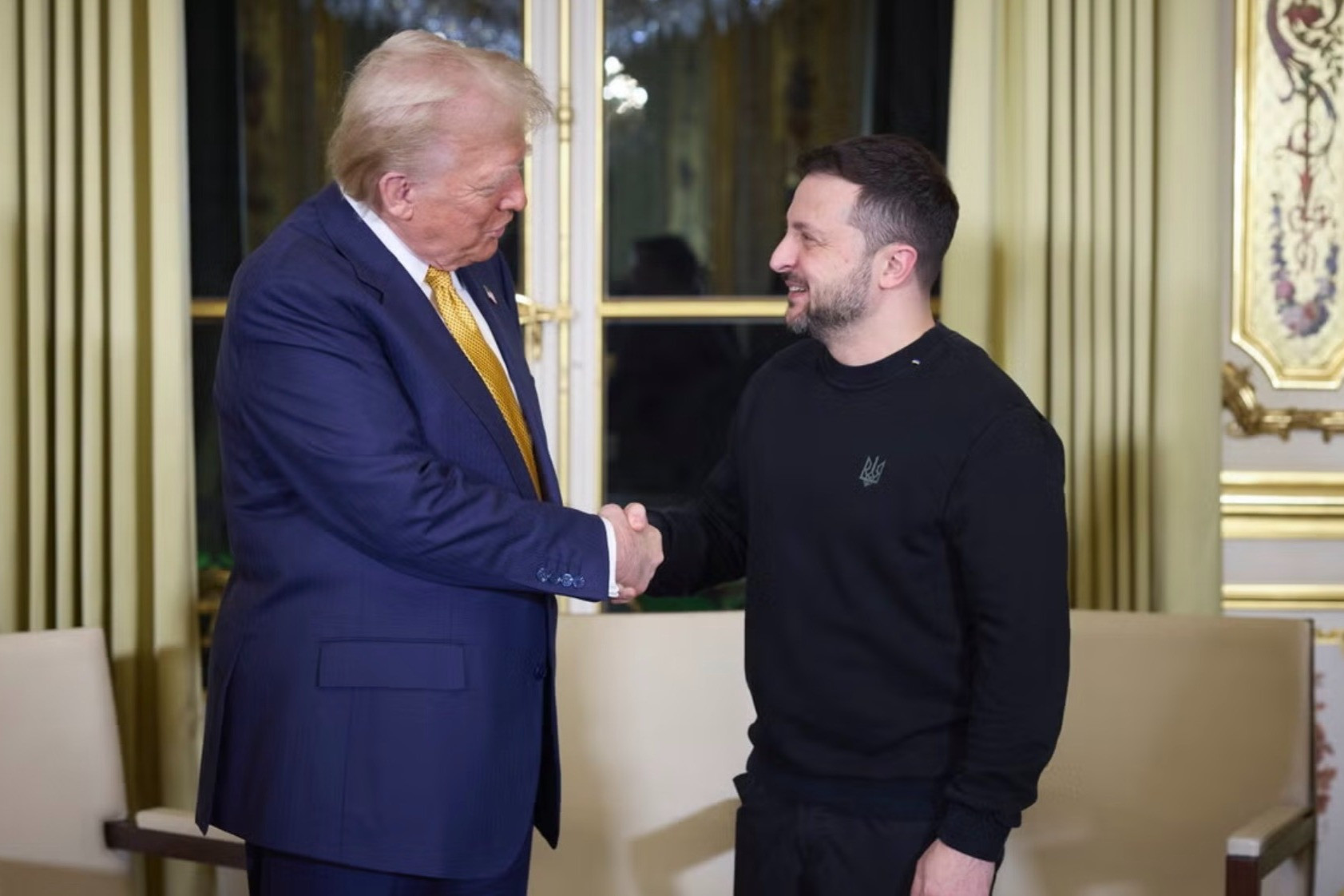 Trump - Zelensky . EPA