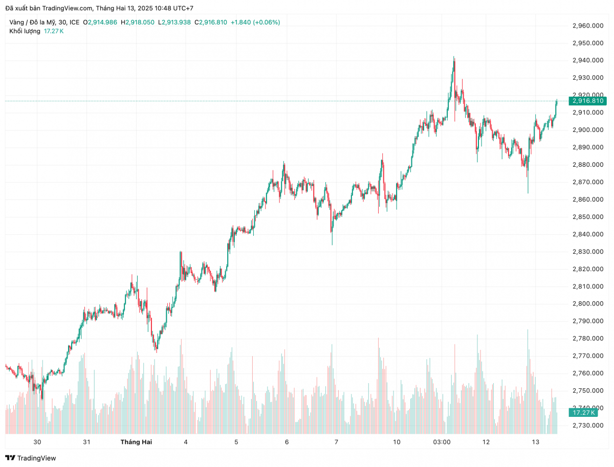 Chuyên gia dự báo sốc về giá vàng: Không chỉ dừng lại ở mức 3.000 USD/ounce