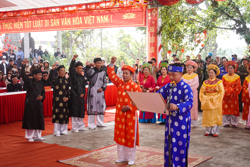 Lễ hội thề không tham nhũng duy nhất Việt Nam, có tuổi đời gần 500 năm ở thành phố giàu có của miền Bắc - ảnh 1