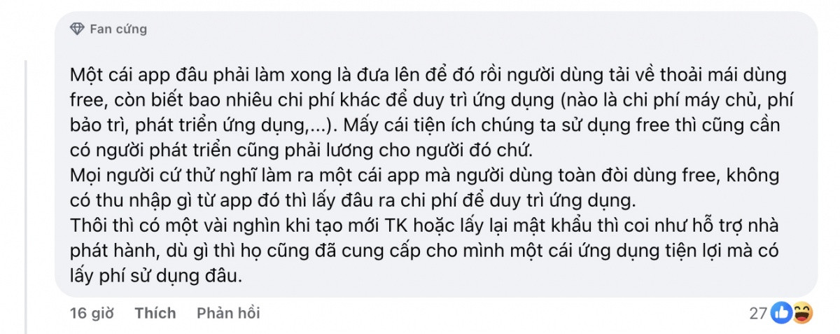 Người dùng bức xúc khi Zalo thu phí đăng ký tài khoản mới 5.000 đồng và phí cấp lại mật khẩu