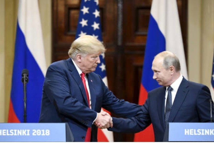 Trump - Putin. Ảnh: Xinhua