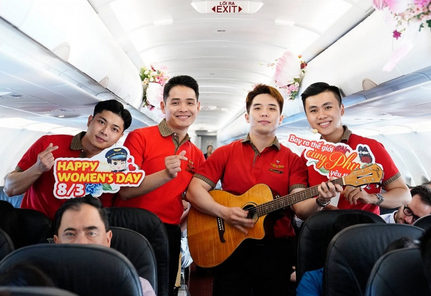 Vietjet tung ưu đãi khủng: Giảm giá vé tới 83% nhân ngày Quốc tế phụ nữ 8/3