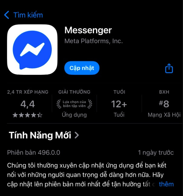 Messenger lặng lẽ đổi lại logo xanh - trắng phiên bản cũ: Meta đang toan tính gì?