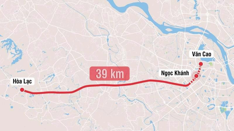 Hà Nội sắp có tuyến đường sắt đô thị tiếp theo dài 39km- Ảnh 2.