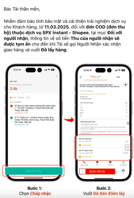 Từ 11/3, Shopee thay đổi chính sách ship COD ảnh hưởng tới tài xế, người bán