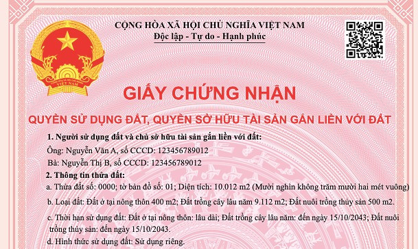 Từ bây giờ, các trường hợp bị hạn chế quyền sử dụng đất thể hiện thế nào trên sổ đỏ?- Ảnh 1.