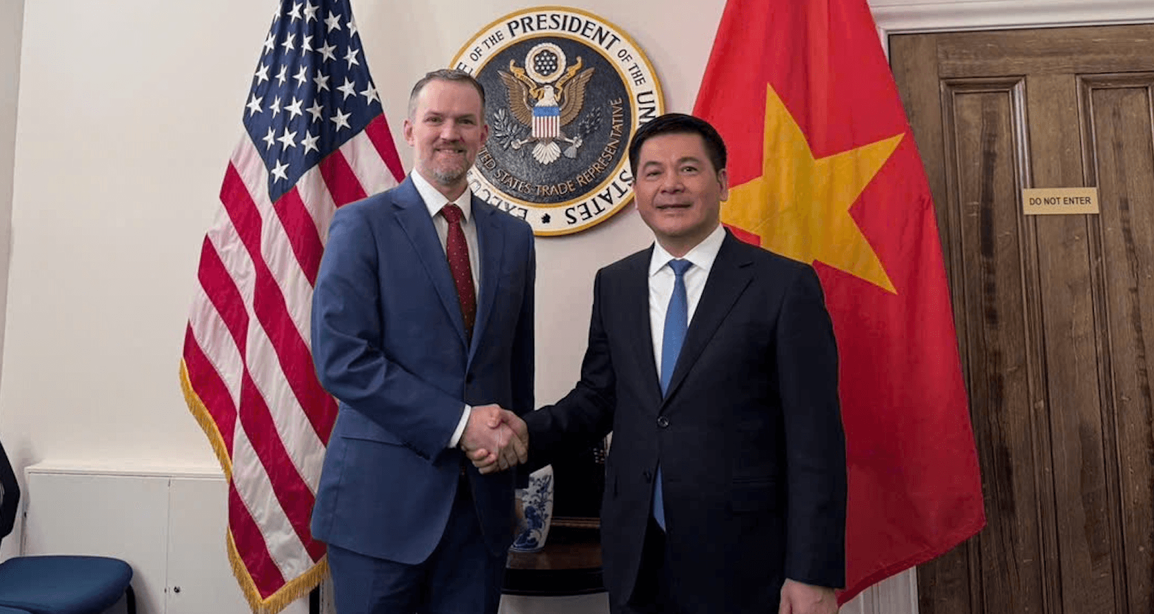 Làm việc với Mỹ về thương mại, đặc phái viên của Thủ tướng nêu quan điểm của Việt Nam