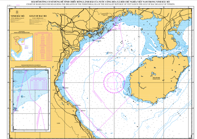 Việt Nam lưu chiểu tại Liên Hợp Quốc hải đồ và tọa độ đường cơ sở trong Vịnh Bắc Bộ ảnh 1