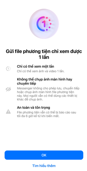 Dùng ngay tính năng này trên Messenger nếu không muốn bị ‘rò rỉ’ ảnh riêng tư: Ảnh chỉ xem 1 lần, tự động xóa sau khi xem xong! - ảnh 3