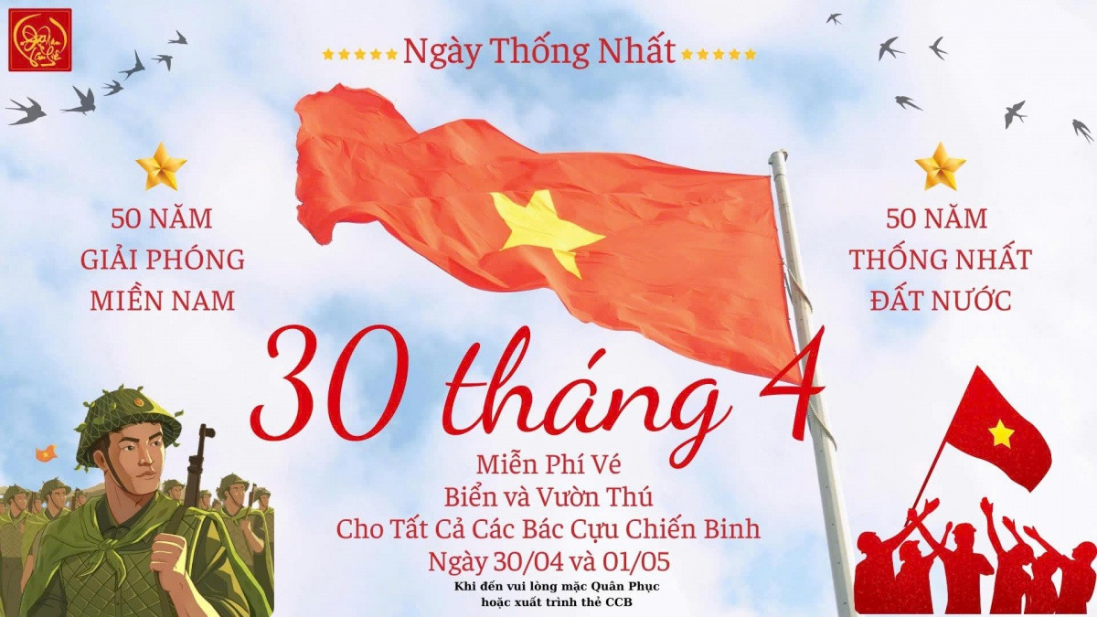 Khu du lịch Đại Nam của ông Dũng 'lò vôi' miễn phí vé cho các cựu chiến binh dịp lễ 30/4