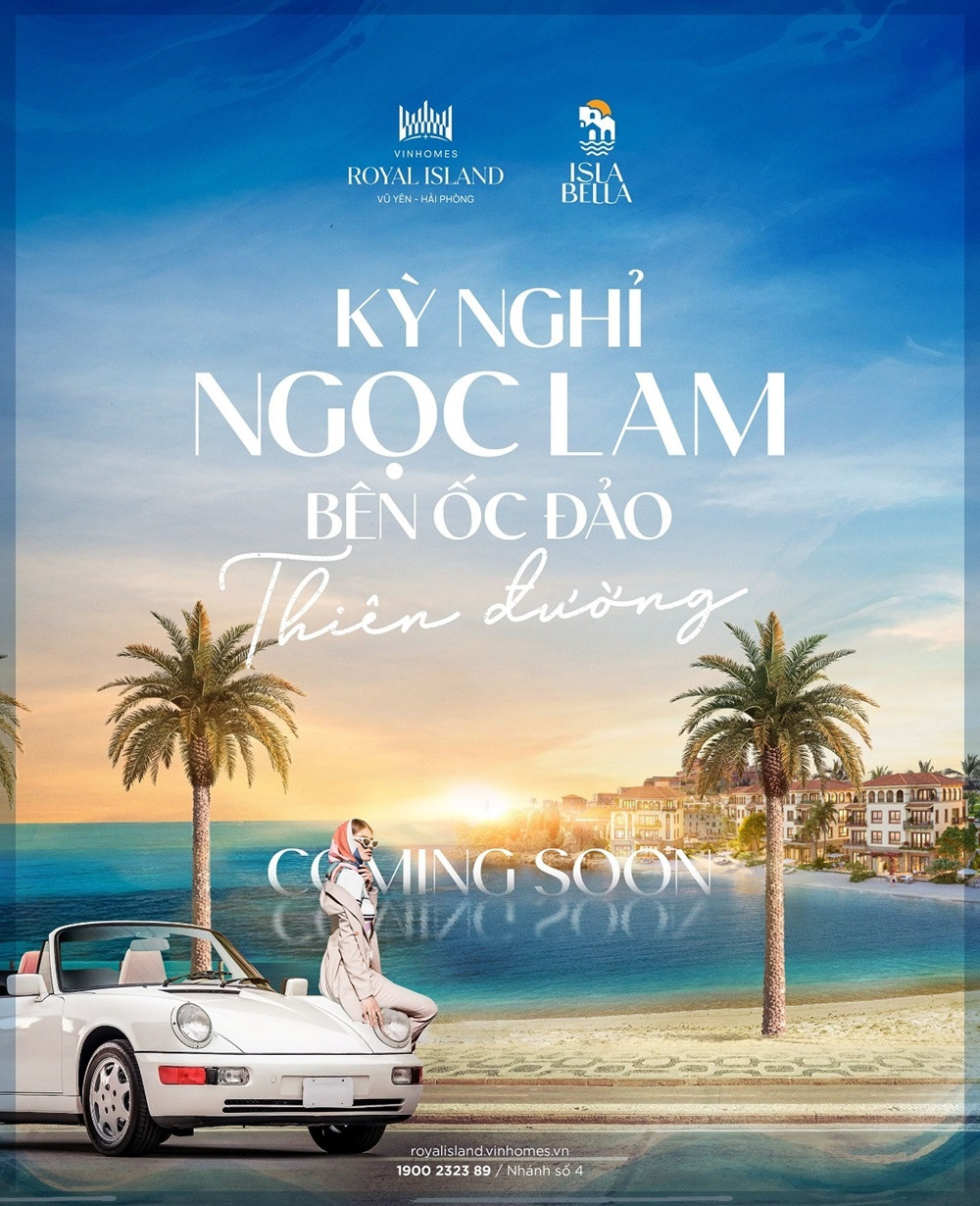 Sắp có một “ốc đảo thiên đường” đậm chất Địa Trung Hải tại Vinhomes Royal Island