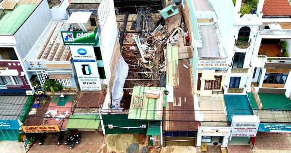 Đào móng xây công trình 7 tầng khiến nhà hàng xóm đổ sập: Hai hộ dân lo lắng, phản ánh đến chính quyền