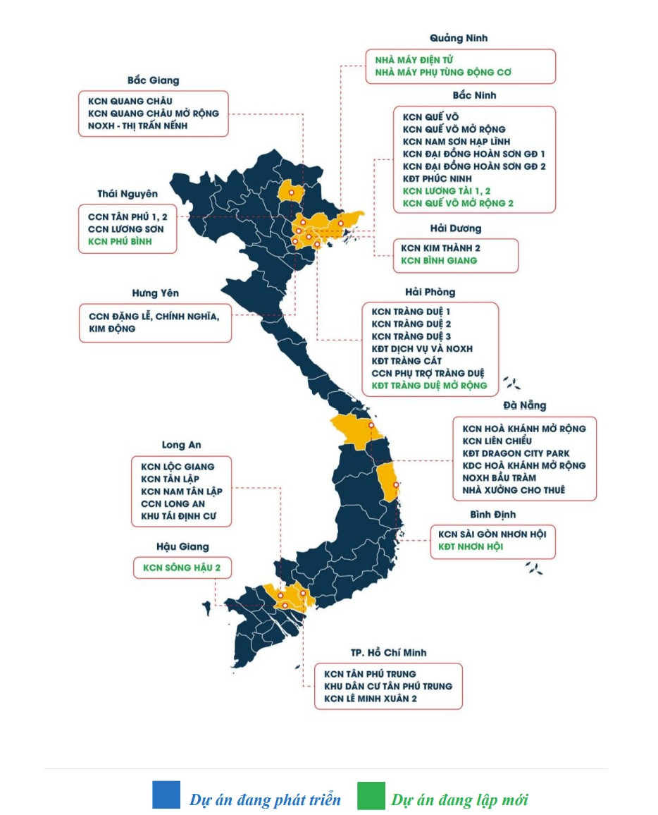 Kinh Bắc (KBC) nắm hơn 7.000ha đất khu công nghiệp, đẩy mạnh triển khai hàng loạt dự án lớn