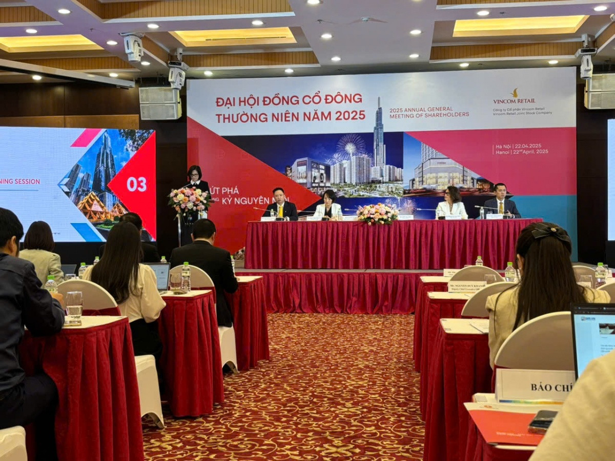 ĐHĐCĐ Vincom Retail (VRE): Mục tiêu lãi kỷ lục 4.700 tỷ đồng năm 2025, tiếp tục mở rộng hệ thống TTTM