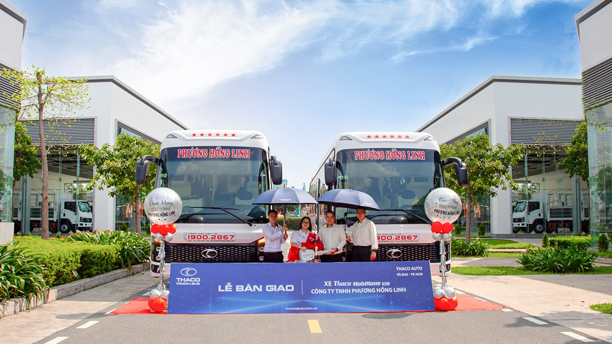 Doanh nghiệp vận tải có tiếng tại TP. HCM chốt đơn lô xe giường nằm cao cấp THACO của ông Trần Bá Dương