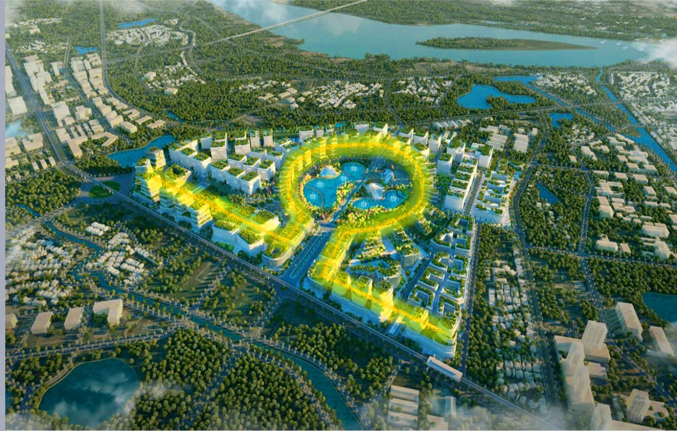 Bối cảnh Khu công nghệ cao sinh học Hà Nội. Nguồn ảnh: VOV