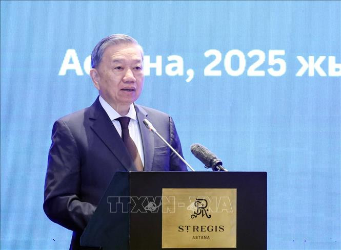 Tổng Bí thư Tô Lâm dự Tọa đàm bàn tròn doanh nghiệp Việt Nam - Kazakhstan- Ảnh 2. Tổng Bí thư Tô Lâm dự Tọa đàm bàn tròn doanh nghiệp Việt Nam - Kazakhstan- Ảnh 2.