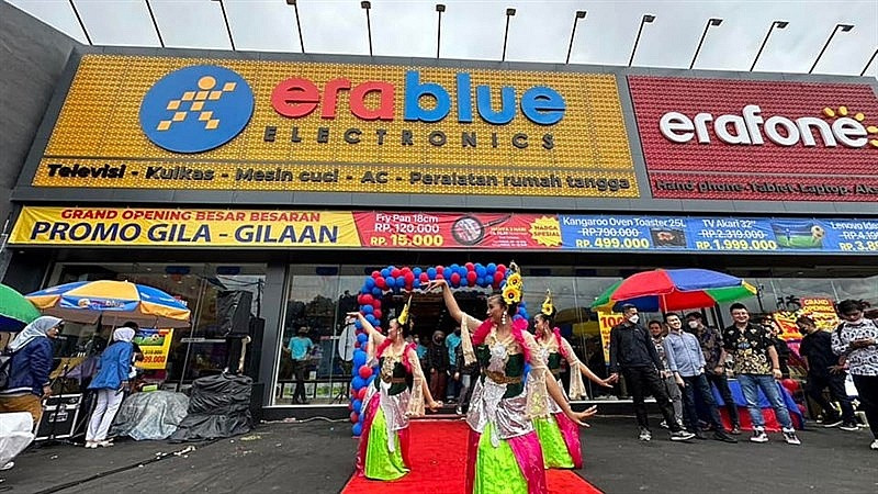 EraBlue của Thế giới Di động (MWG) chính thức cán mốc 100 cửa hàng tại Indonesia, thời gian tới dự thu 1 tỷ USD