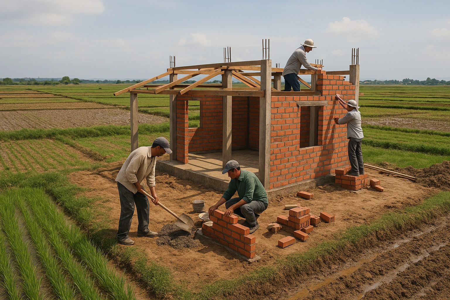 Từ bây giờ, cố tình xây nhà trên đất nông nghiệp sẽ bị phạt rất nặng- Ảnh 1. Từ bây giờ, cố tình xây nhà trên đất nông nghiệp sẽ bị phạt rất nặng- Ảnh 1.