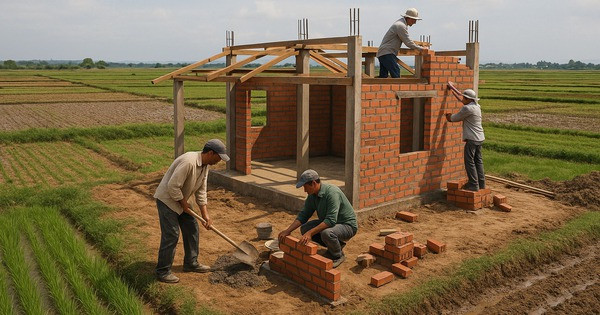 Từ bây giờ, cố tình xây nhà trên đất nông nghiệp sẽ bị phạt rất nặng