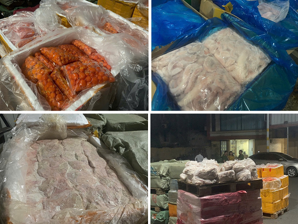 Hà Nội: Phát hiện hơn 7 tấn trứng non, nầm lợn không rõ nguồn gốc ở Thanh Trì