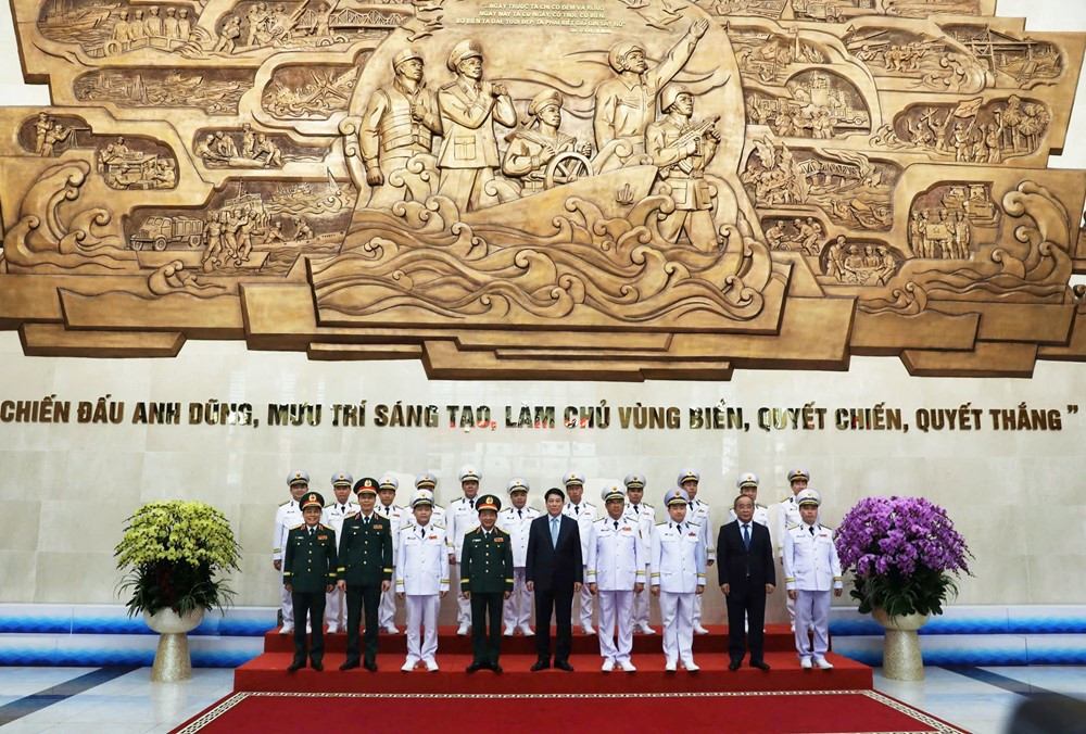 Hôm nay, Chủ tịch nước trao huân chương Hồ Chí Minh tặng Quân chủng Hải quân, ghi nhận công lao đặc biệt xuất sắc - ảnh 3