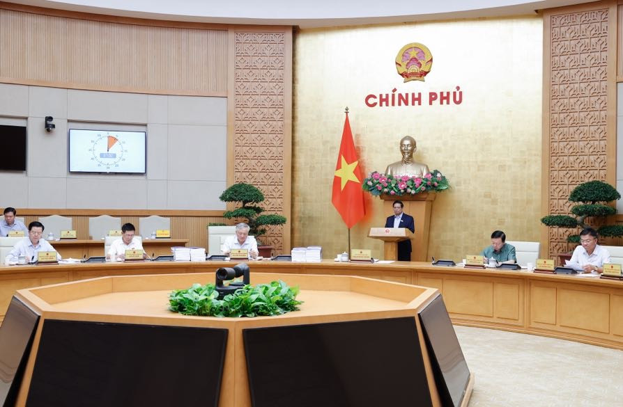 Thủ tướng chủ trì phiên họp Chính phủ về sắp xếp, tổ chức lại đơn vị hành chính và tổ chức chính quyền địa phương 2 cấp- Ảnh 2. Thủ tướng chủ trì phiên họp Chính phủ về sắp xếp, tổ chức lại đơn vị hành chính và tổ chức chính quyền địa phương 2 cấp- Ảnh 2.