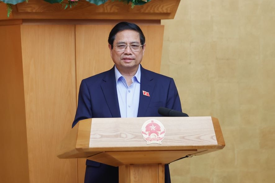 Thủ tướng chủ trì phiên họp Chính phủ về sắp xếp, tổ chức lại đơn vị hành chính và tổ chức chính quyền địa phương 2 cấp- Ảnh 1. Thủ tướng chủ trì phiên họp Chính phủ về sắp xếp, tổ chức lại đơn vị hành chính và tổ chức chính quyền địa phương 2 cấp- Ảnh 1.