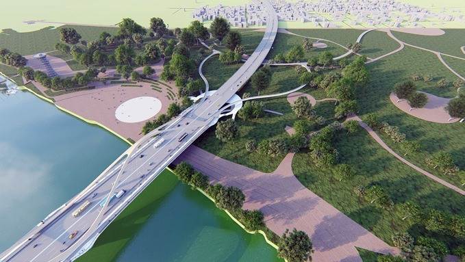 Chỉ 3 tháng nữa, Việt Nam sẽ có cây cầu hơn 15.000 tỷ bắc qua dòng sông biểu tượng của Thủ đô- Ảnh 3. Chỉ 3 tháng nữa, Việt Nam sẽ có cây cầu hơn 15.000 tỷ bắc qua dòng sông biểu tượng của Thủ đô- Ảnh 3.
