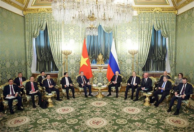 Tổng Bí thư Tô Lâm hội đàm với Tổng thống Nga Vladimir Putin- Ảnh 3. Tổng Bí thư Tô Lâm hội đàm với Tổng thống Nga Vladimir Putin- Ảnh 3.