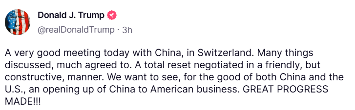 Nóng: Ông Trump tuyên bố đạt nhiều đồng thuận với Trung Quốc sau hàng giờ đàm phán kín - ảnh 1