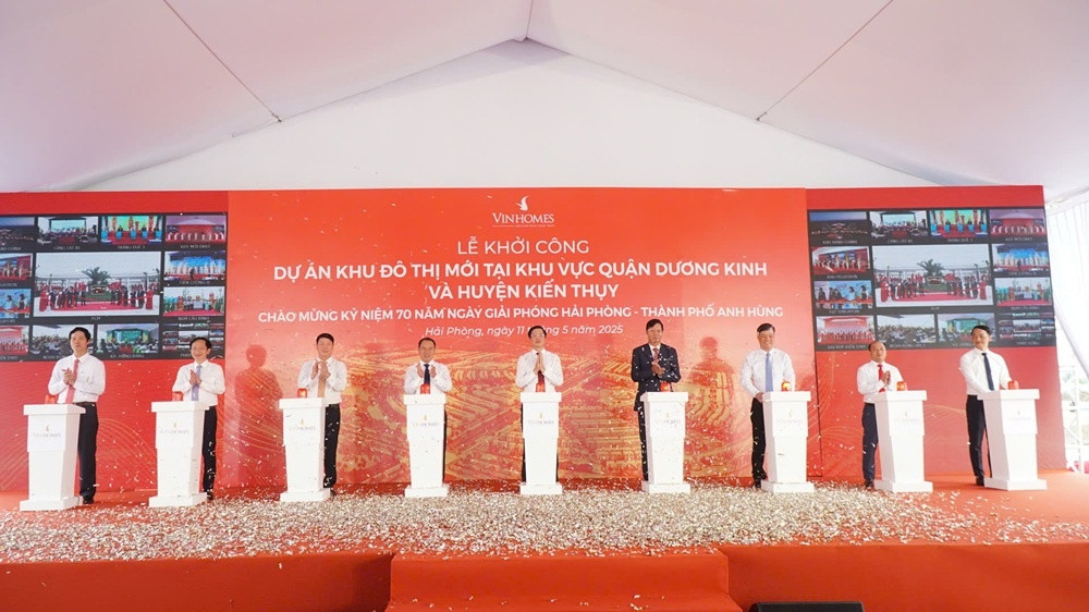 Hải Phòng bấm nút khởi động loạt công trình trọng điểm, Vingroup (VIC) tạo dấu ấn với dự án chiến lược