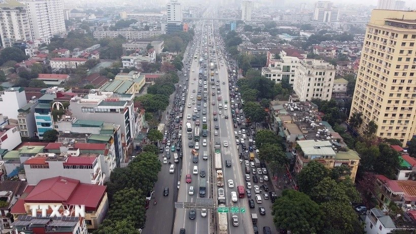 Từ đêm 12/5, Hà Nội cấm toàn bộ xe đường Vành đai 3 trên cao, hướng Big C - Mai Dịch - ảnh 1