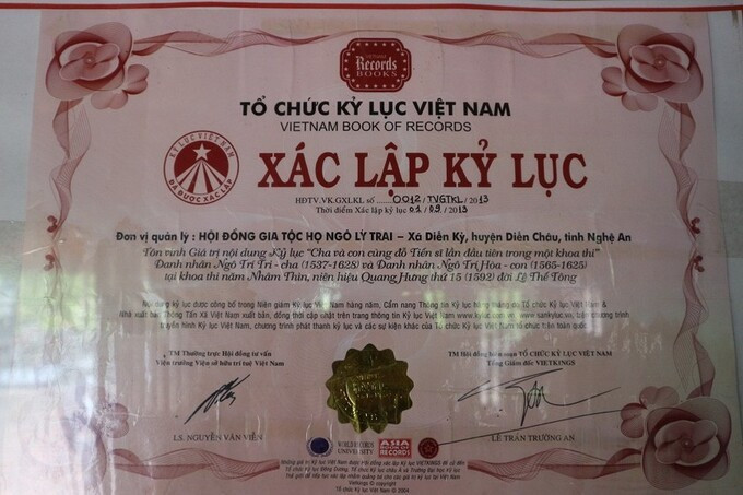 Gia tộc duy nhất Việt Nam được cả Guinness công nhận kỷ lục nhờ thành tích ‘vô tiền khoáng hậu’ - ảnh 2